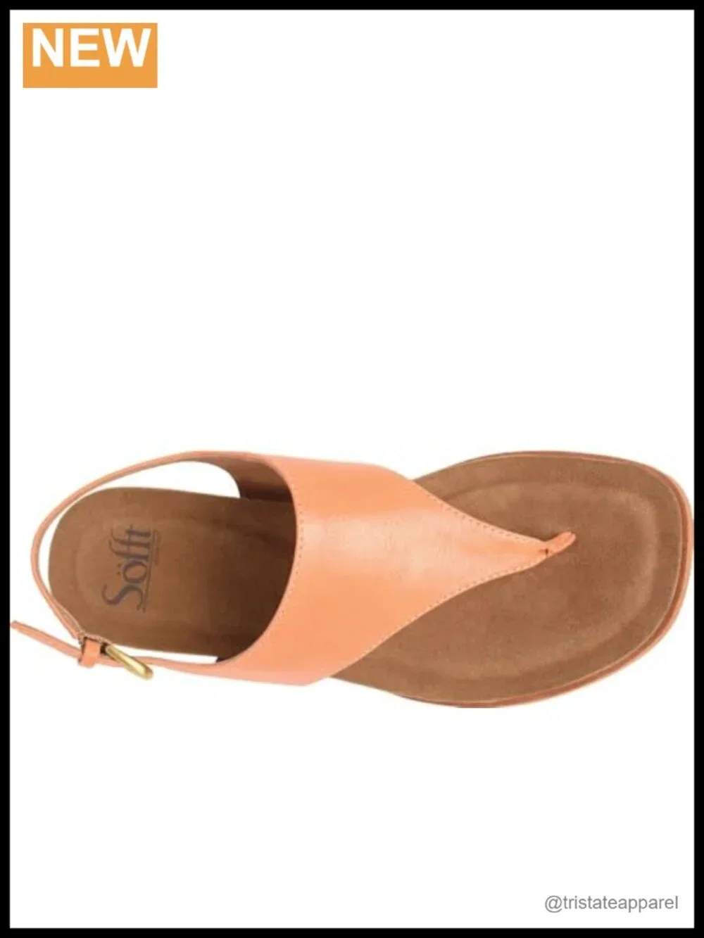Italian Leather Slingback Wedge Sandals Cork Footbed Comfort